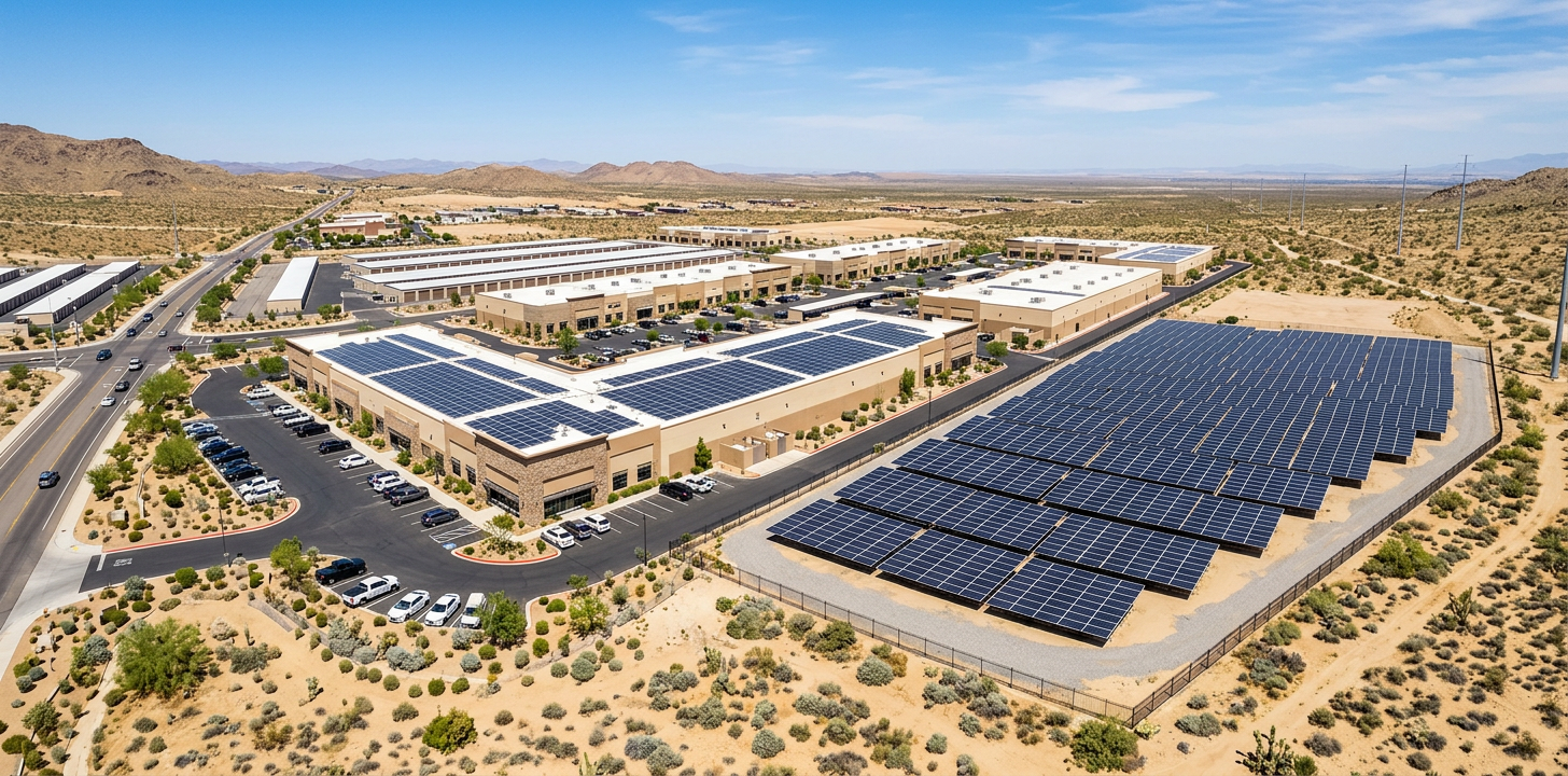 Commercial Roof Mount Solar vs Ground Mount: B2B ROI Guide 2026 Independent Solar | Commercial Roof Mount Solar vs Ground Mount: B2B ROI Guide 2026